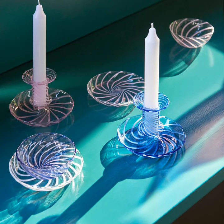 Die Spin Schalen und Flare Kerzenhalter von HAY
