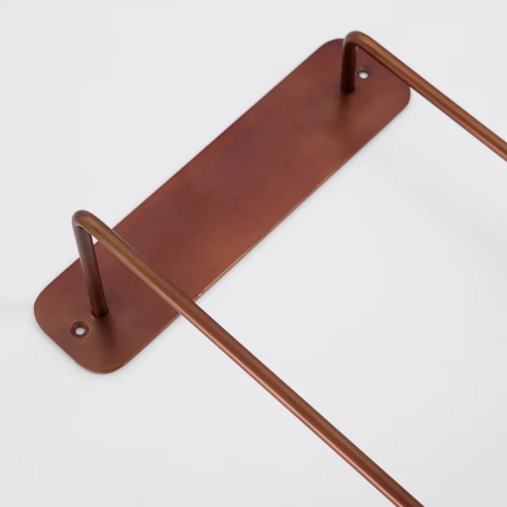 Pati Handtuchhalter doppelt von House Doctor in browned brass