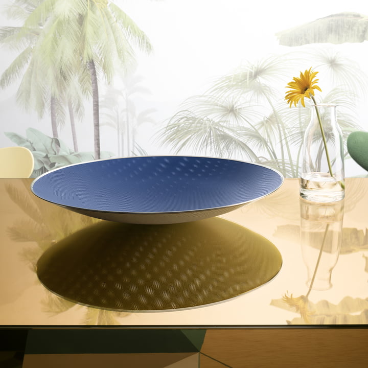 Cohncave Schale von Alessi in blau