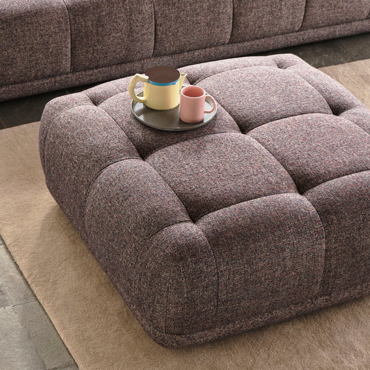 Quilton Ottoman 05 von Hay in der Ausführung Swarm multi-colour