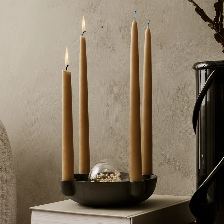 Bowl Aluminium Kerzenständer von Ferm Living