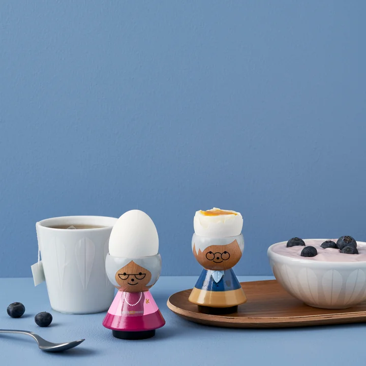 Bordfolk Eierbecher Junge / Mädchen von Lucie Kaas