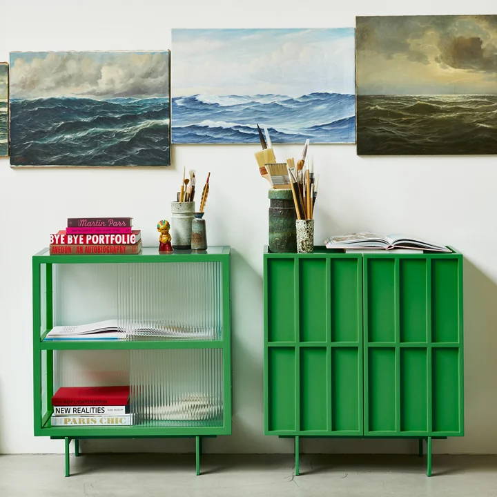 Block Schrank von HKliving in der Farbe fern green