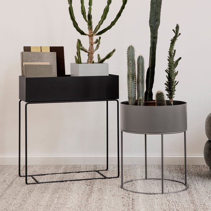 Plant Box und Plant Box rund von ferm Living