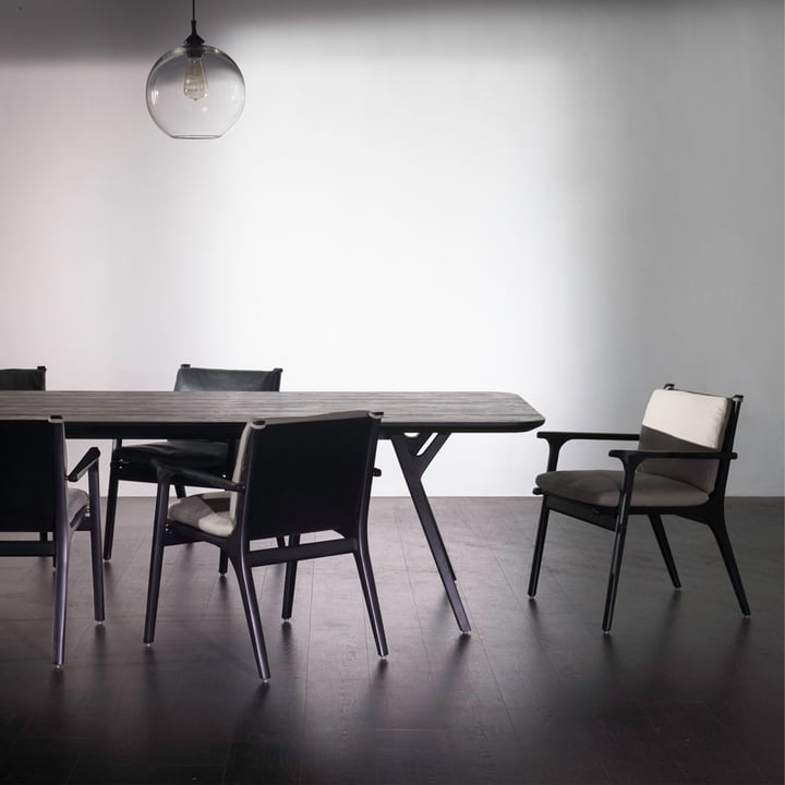 Rén Dining Tisch und Dining Stühle von Stellar Works