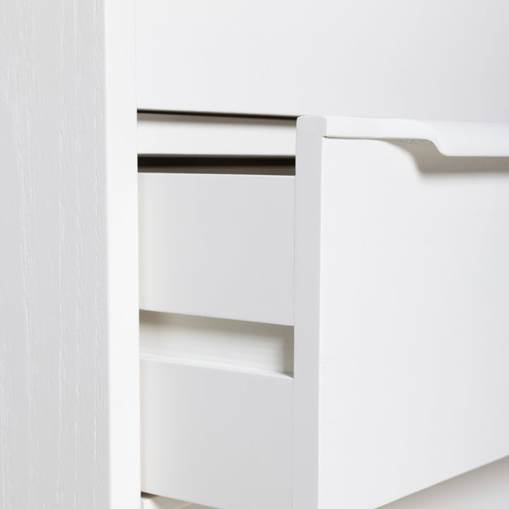 Kommode chest of drawers von HKliving in der Farbe egg shell white