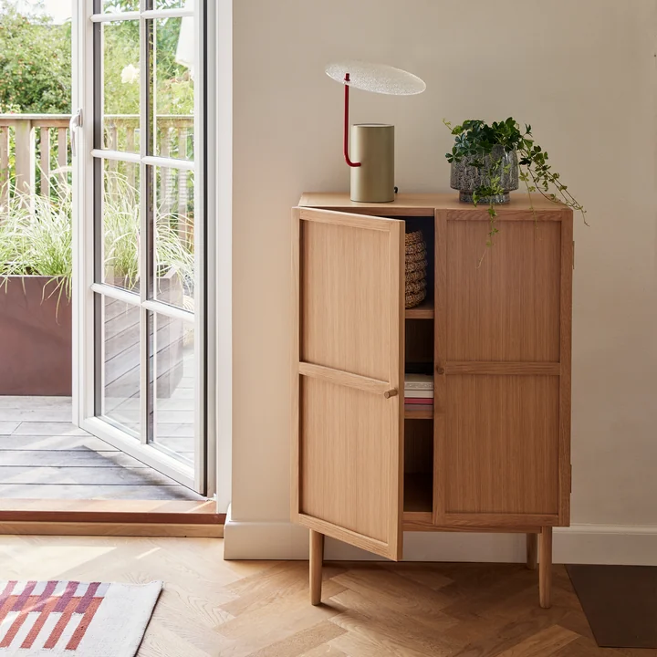 Candour Kabinet von Hübsch Interior in der Ausführung eiche