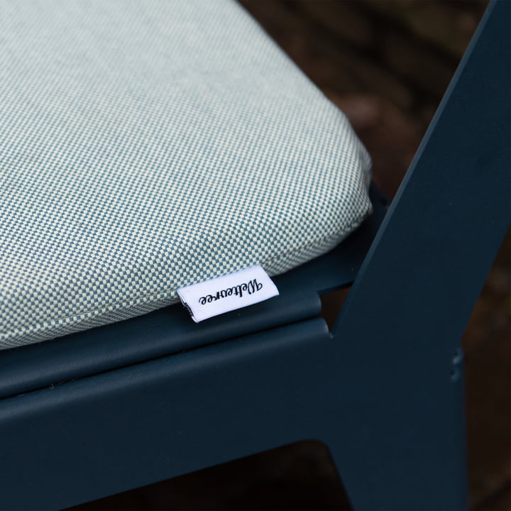 Bended Lounger Outdoor-Loungestuhl von Welevree in der Farbe grey blue