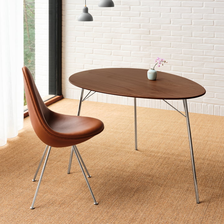 Der Egg Tisch von Fritz Hansen