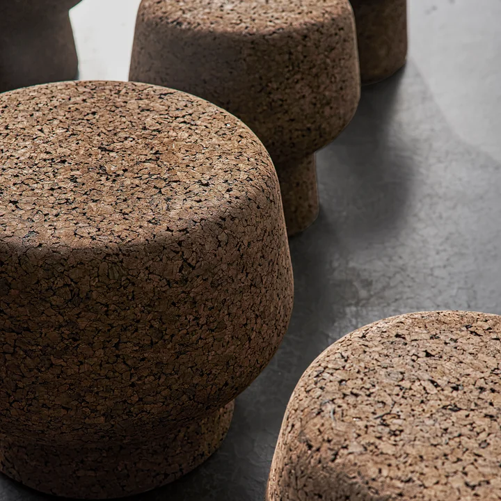 Corker Hocker braun Detail von ClassiCon