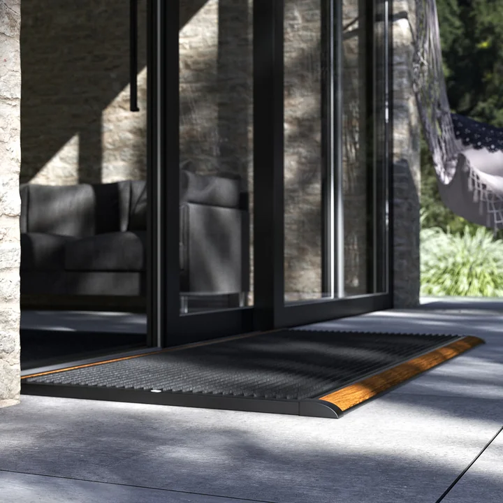 Doppeltür Fußmatte Outdoor, 175 x 70 cm von Rizz