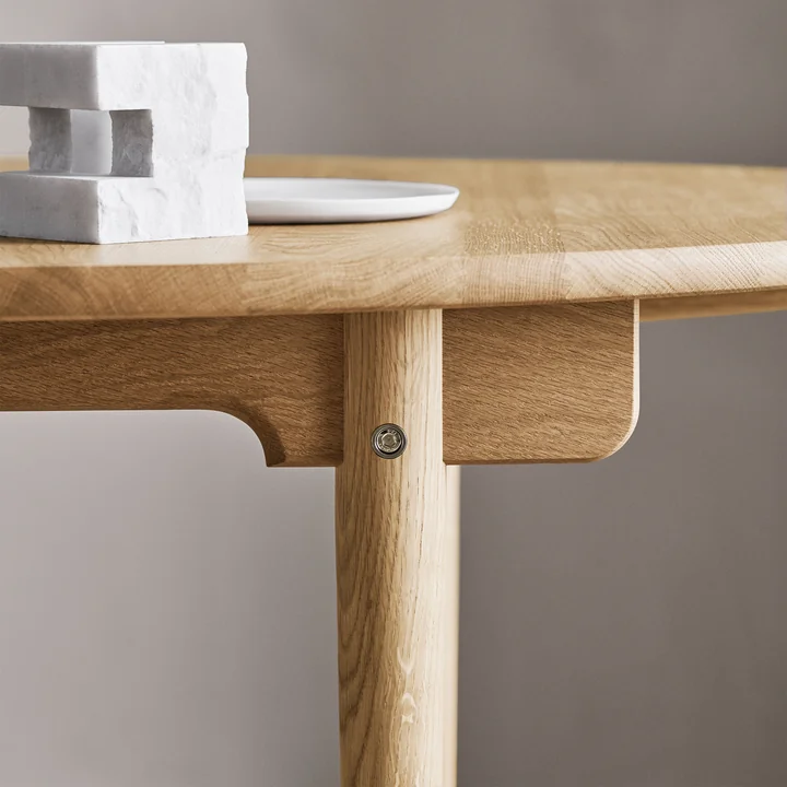 CH338 ausziehbarer Esstisch von Carl Hansen in der Ausführung Eiche geölt