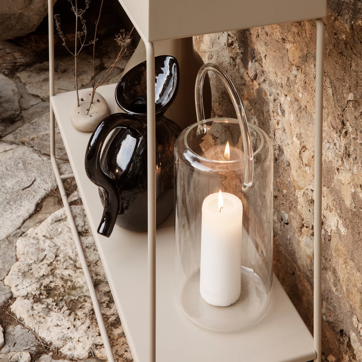 Luce Glaslaterne von Ferm Living in der Ausführung klar