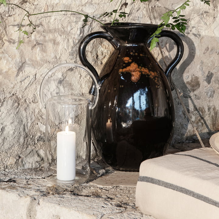 Luce Glaslaterne von Ferm Living in der Ausführung klar