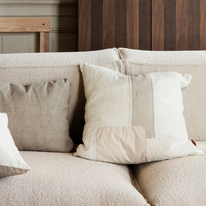 Part Kissen Patchwork, off-white von Ferm Living