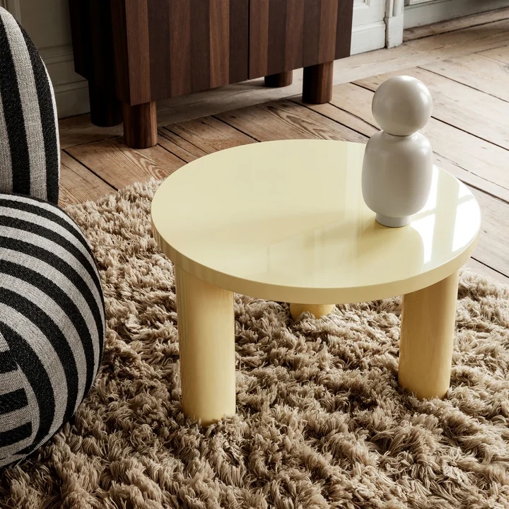Post Couchtisch Ø 65 x H 41 cm, lemonade von Ferm Living