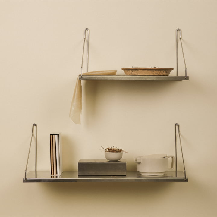 Shelf Wandregal Edelstahl von Frama