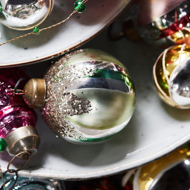 Glas Star Christbaumkugel von House Doctor