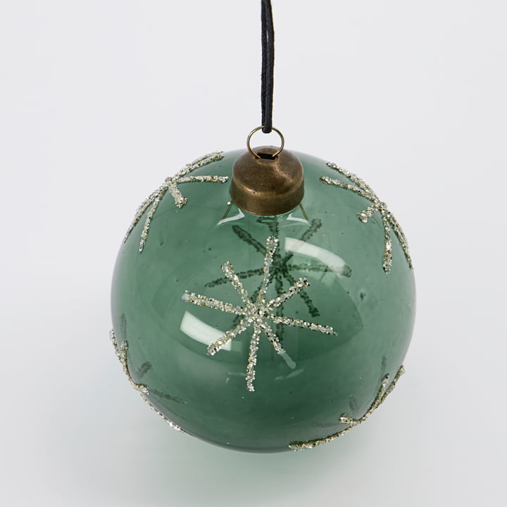 Glas Star Christbaumkugel von House Doctor