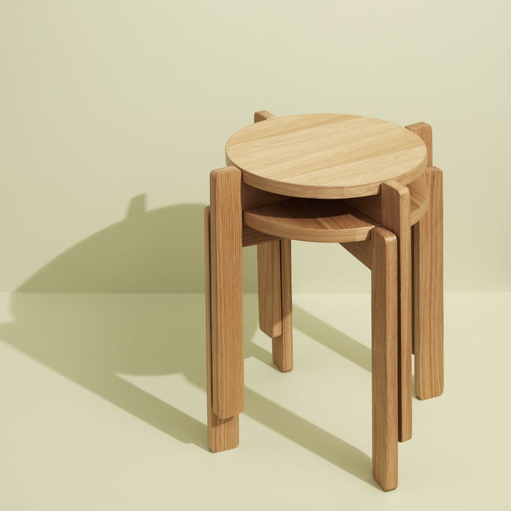 Always Hocker von Hübsch Interior