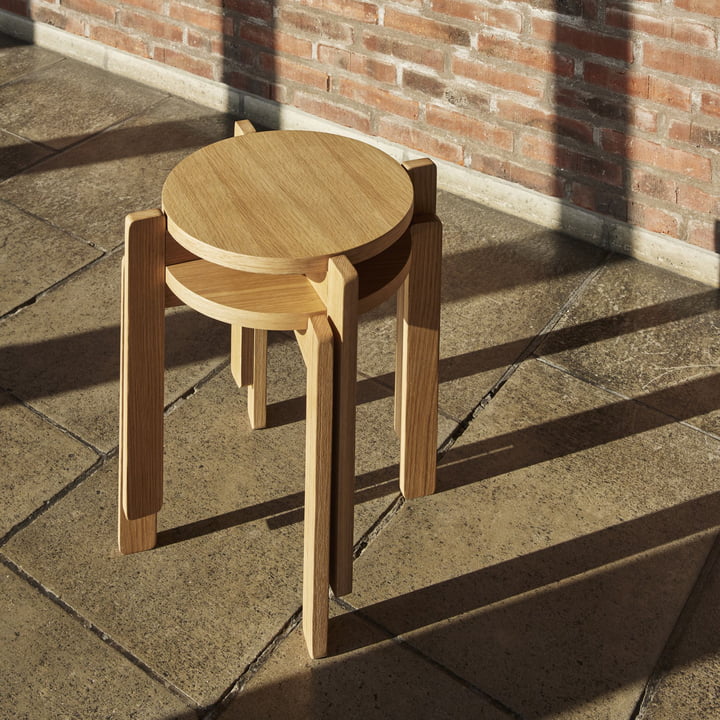 Always Hocker von Hübsch Interior