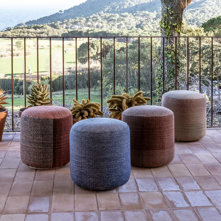 Shade Outdoor-Pouf von nanimarquina