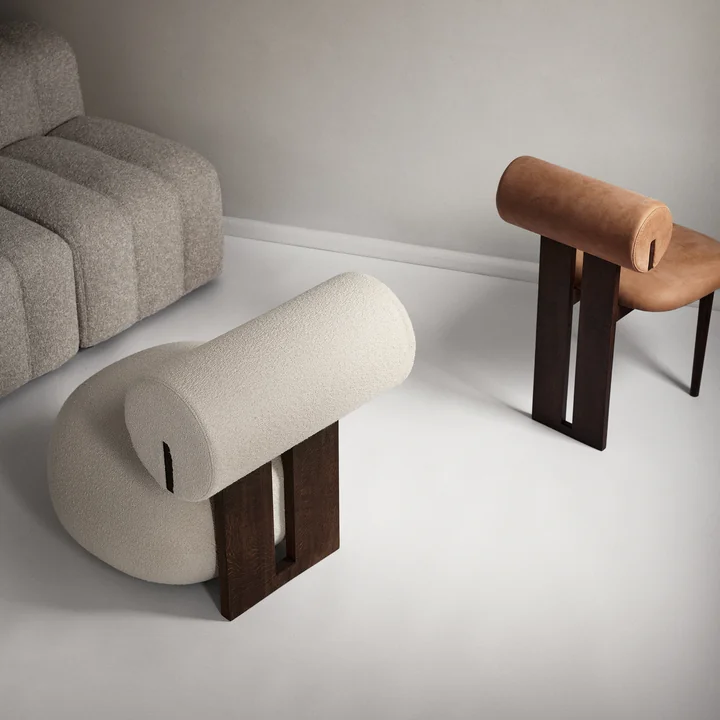 Hippo Lounge Sessel, Eiche natur von NORR11