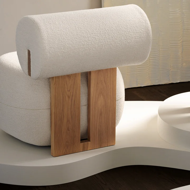 Hippo Lounge Sessel, Eiche natur von NORR11