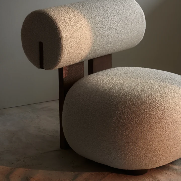 Hippo Lounge Sessel, Eiche natur von NORR11