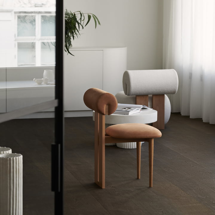 Hippo Lounge Sessel, Eiche natur von NORR11