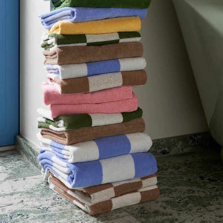 Check Badetuch, Handtuch von HAY