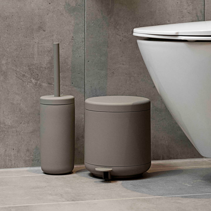 Ume Toilettenbürste, taupe von Zone Denmark