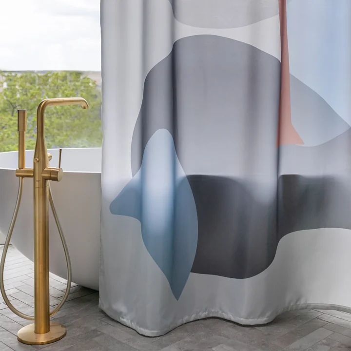 Gallery Duschvorhang von Mette Ditmer in der Farbe grau