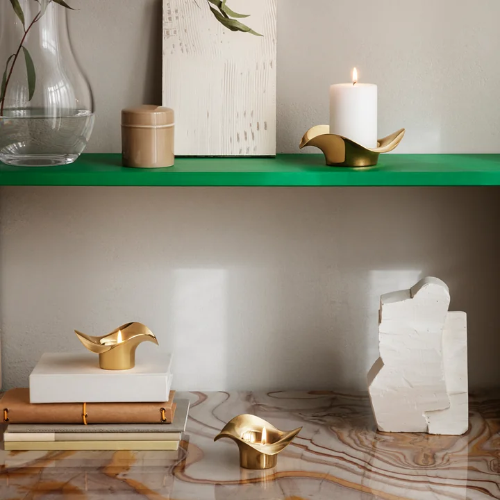 Cobra Kerzen- und Teelichthalter von Georg Jensen