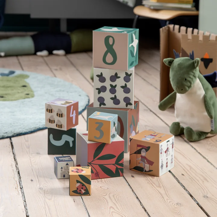 Die Stapelblöcke von Sebra