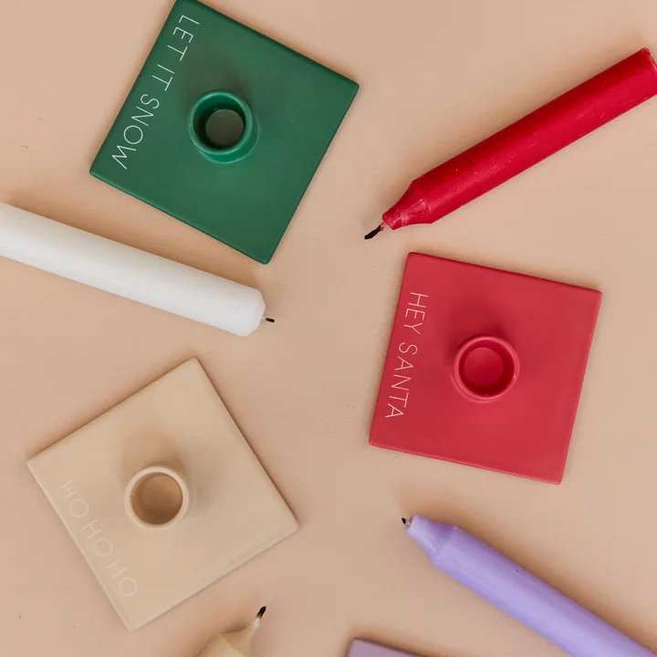 Tell your Christmas Story Kerzenhalter von Design Letters