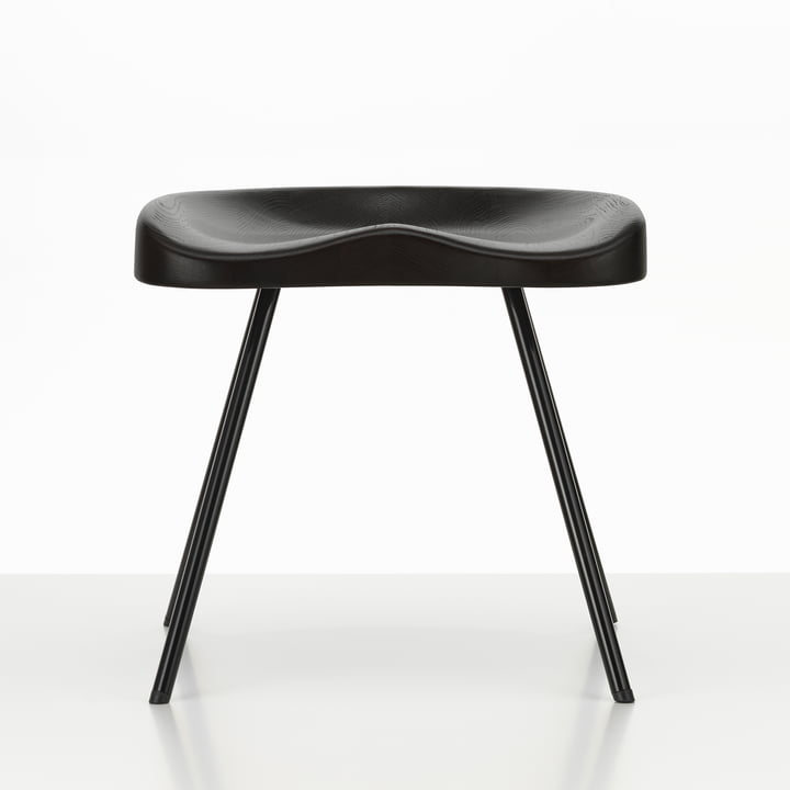 Tabouret 307 Hocker von Vitra in der Ausführung Eiche dunkel