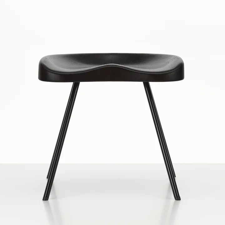 Tabouret 307 Hocker von Vitra in der Ausführung Eiche dunkel