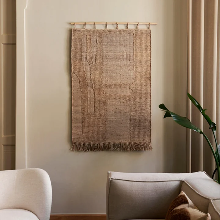 Harvest Wandteppich Jute von Ferm Living
