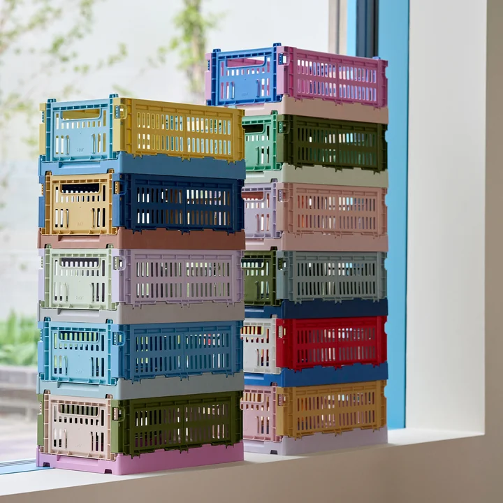 Colour Crate Korb recycled von HAY