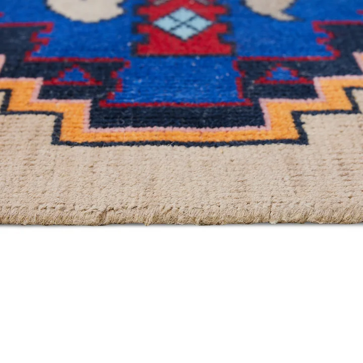 Handgewebter Teppichläufer aus Wolle, 90 cm x 265 cm, oriental von HKliving