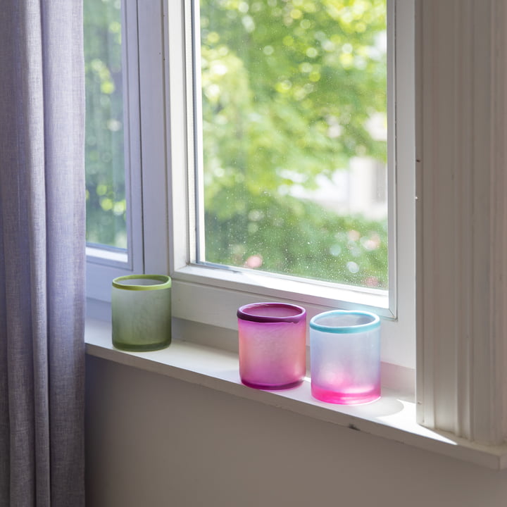 Teelichthalter aus Glas von HKliving
