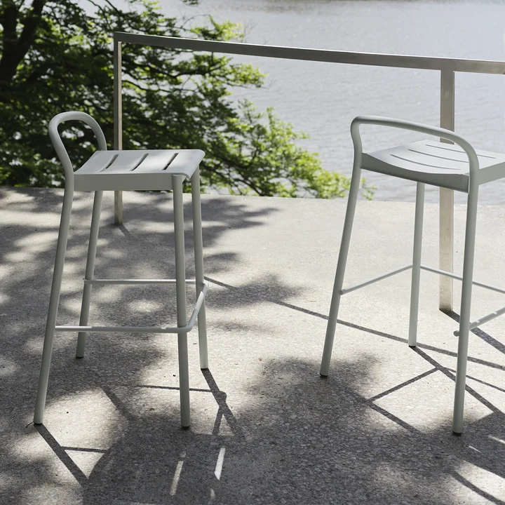Linear Steel Barhocker Outdoor von Muuto