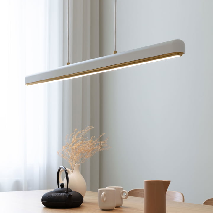 Hazel Branch LED-Pendelleuchte, 100 cm, weiß von Umage