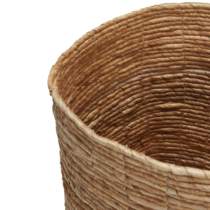 Gentle Aufbewahrungskorb, natur von Hübsch Interior