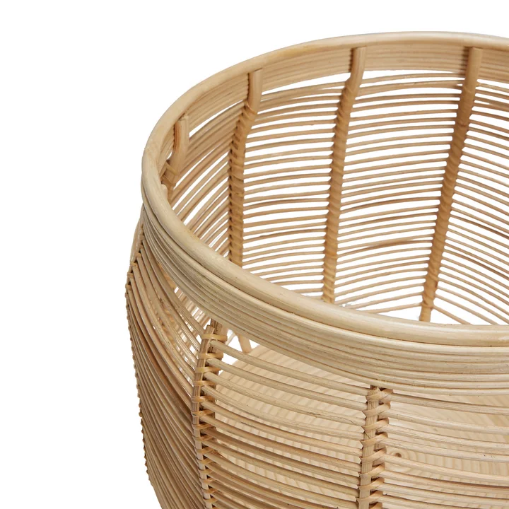 Luna Aufbewahrungskorb, Rattan natur von Hübsch Interior