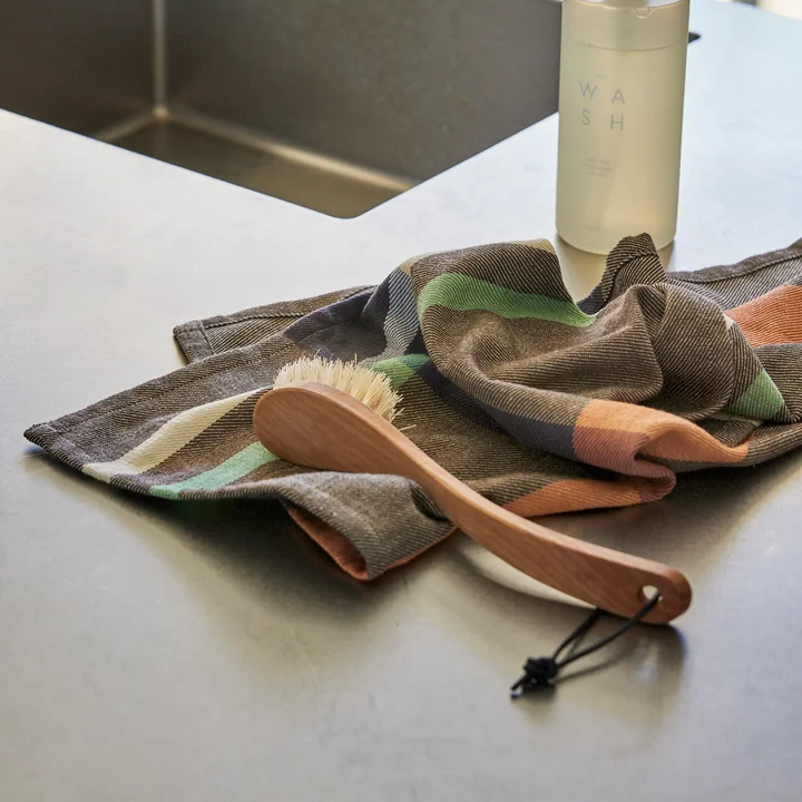 Playful Geschirrtuch, mehrfarbig von Hübsch Interior