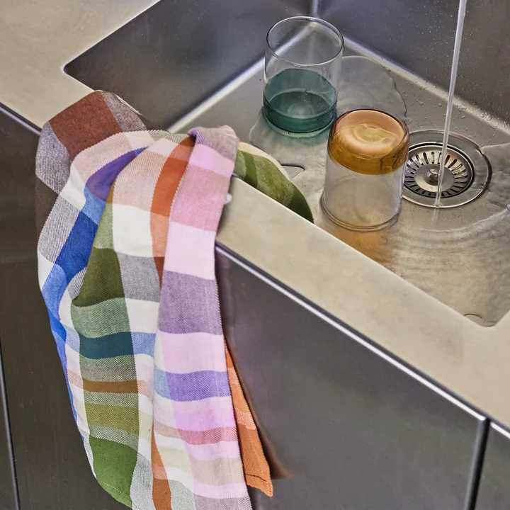 Playful Geschirrtuch, mehrfarbig von Hübsch Interior