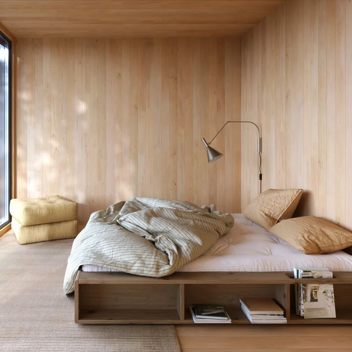 Karup - Ziggy Bettgestell mit Lattenrost und Aufbewahrung