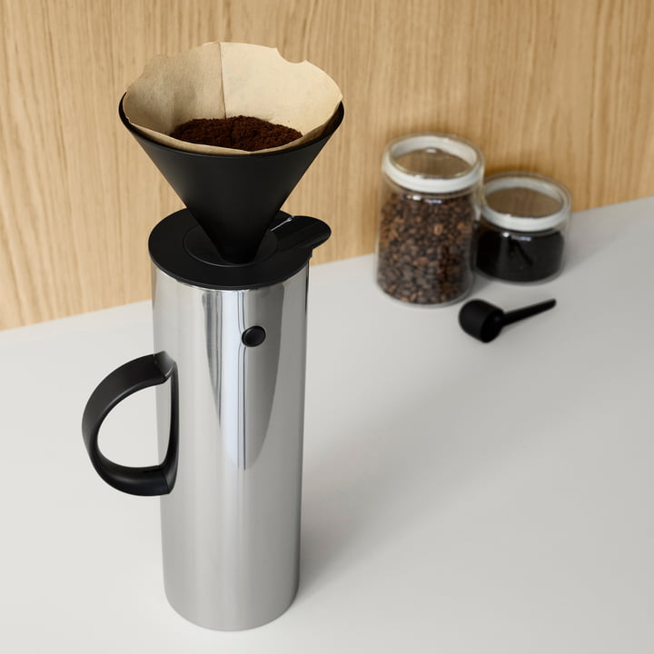 Filterhalter für Isolierkannen von Stelton in der Farbe schwarz
